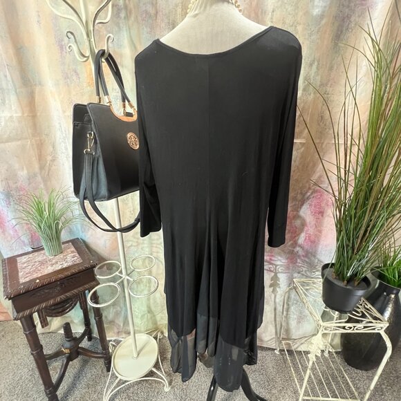 πKojooin Plus Size Asymmetrical Day to Night Dress - Tunic for Curvy Women - Picture 2 of 15